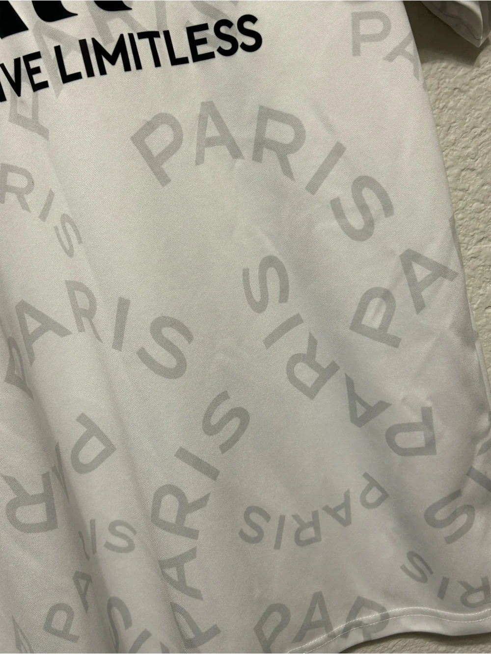 PSG Paris Saint-Germain Football Soccer Pre-Match Jersey Jordan Men’s Size Large